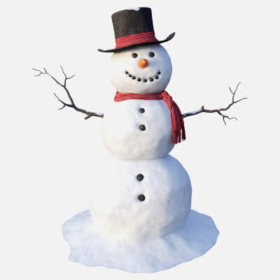 Snowman 4K PBR
