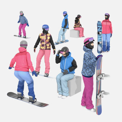 Female Snowboarders