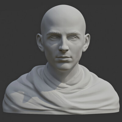 Timothee Chalamet likeness 3d-print model