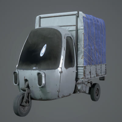 Asian Truck Stray Reference