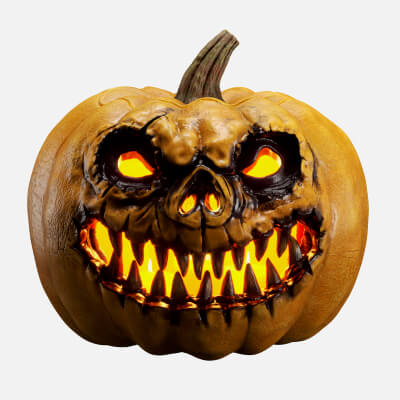 Scary Halloween Pumpkin