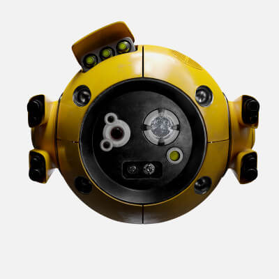 Sci-Fi Battle Drone Yellow