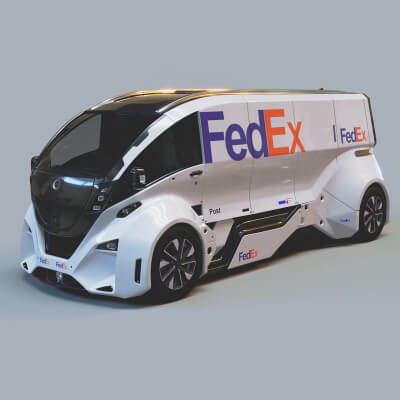 Scifi Car FedEx