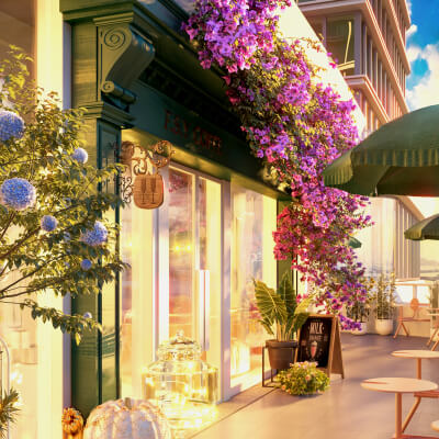 Coffee Shop Entrance