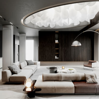 Italian Living and Dining Room