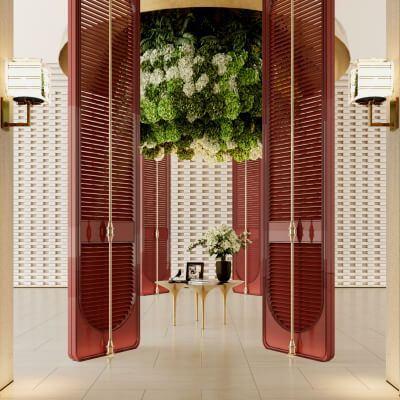 Korean Hotel Corridor