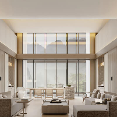 Mandarin Oriental Hotel Living Room