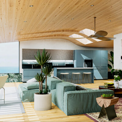 Living Room of Seasavilla