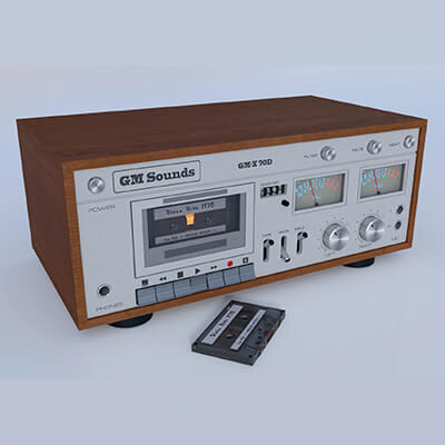 GM Sounds Cassette Deck