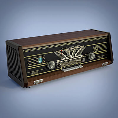 Philips B4X23A Vintage Radio