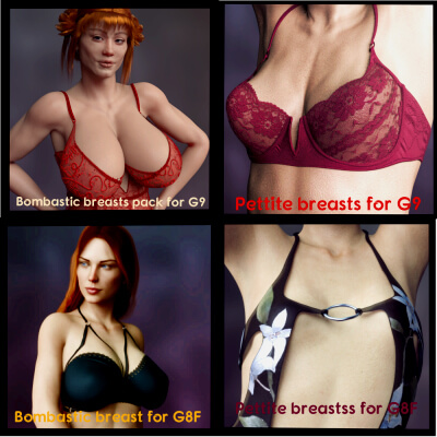 Bombastic and Pettite Breasts Bundle