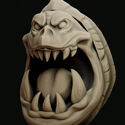 Demon Pendant Keychain Pendant