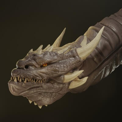 Dragon Head Bust