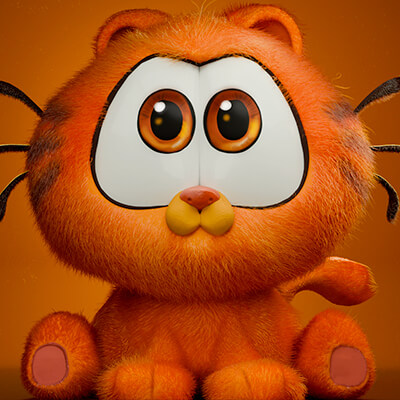 Garfield Stylized Cat