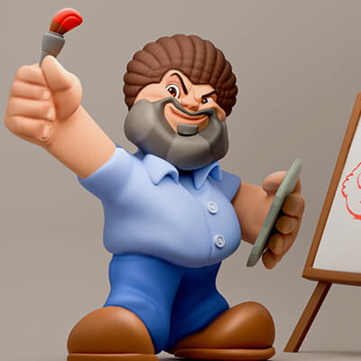 Jack Black Miniature by Khatri3d