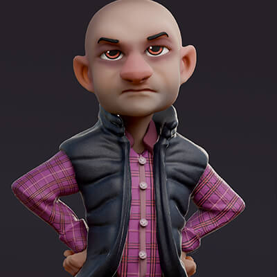 Meme Guy Funny Figurine by Khatri3d