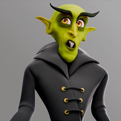Nosferatu Dracula for 3D Print