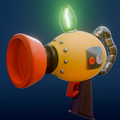 Sci-Fi Spacegun Stylized