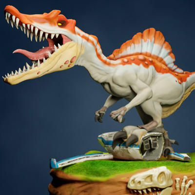 Spinosaurus Miniature Print