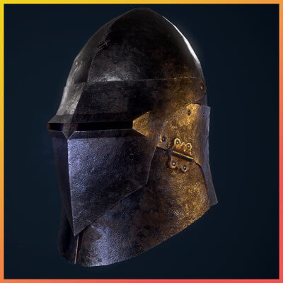 Grand Bascinet 4 Skins