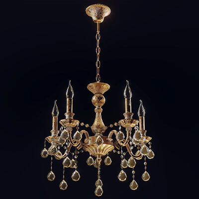 Classic Chandelier - Game Asset