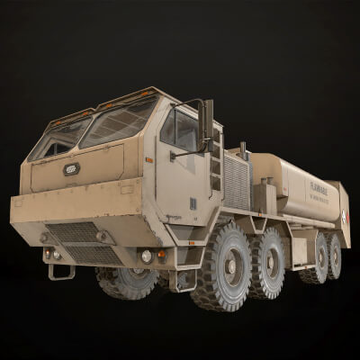 Heavy Military Truck V1 - Tanker