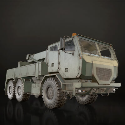 Military Truck V2 - Wrecker