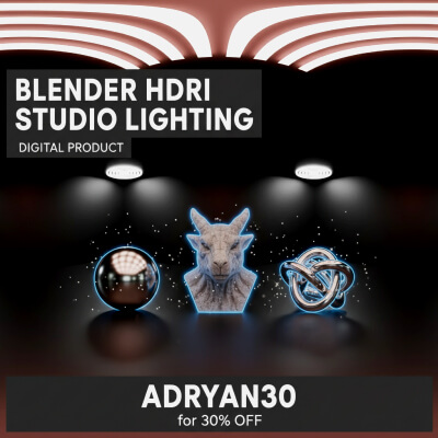 Pro Studio HDRI Dark Spotlight & Arc Light
