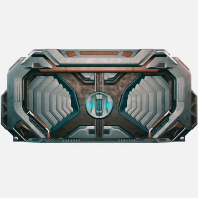 Sci-Fi Industrial Door