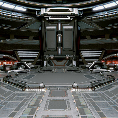 Sci-Fi Scene for Renders Time Travel