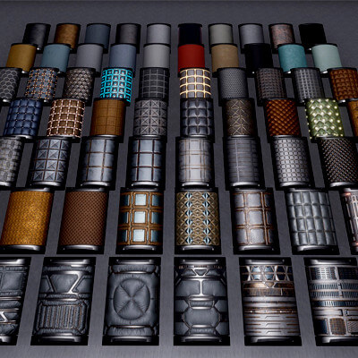 Sci-Fi Space Materials Unreal Engine