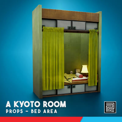 A Kyoto Room - Bed Area