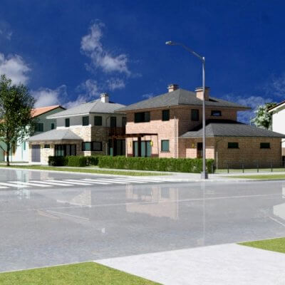 Suburban Neighbourhood Street by Shredder