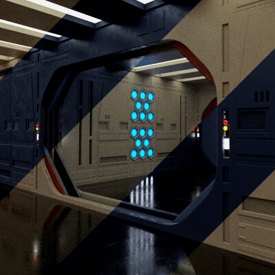 Dark Space Walls for DAZ