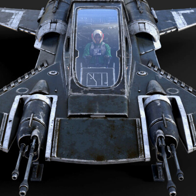 Pirate Snub Fighter for Daz