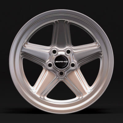 Mercedes AMG Penta Wheel Printable