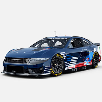 Ford Mustang Nascar 2024 Template