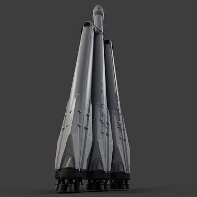 Falcon Heavy Rocket Launcher