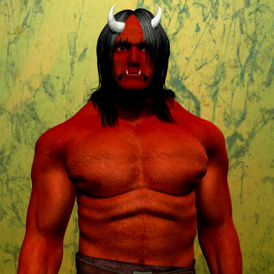 EX3D Oni for Genesis 8 Male