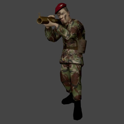 British Soldier With Law