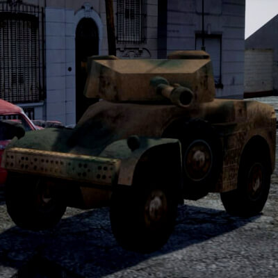 Panhard Aml Military Vehicle