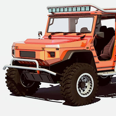 Electric Offroad 4X4 Car