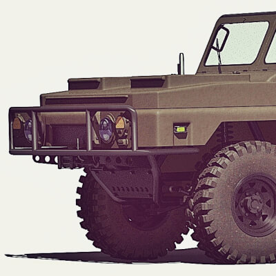 Light Amphibious Wheeled Vehicle