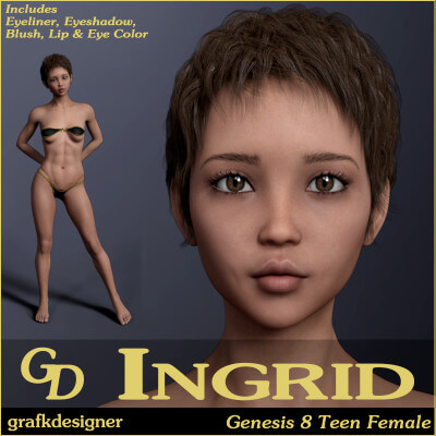 GD Ingrid Teen for Genesis 8 Female