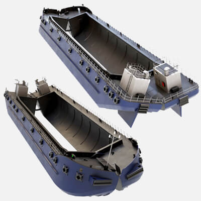 Split Hopper Barge BB