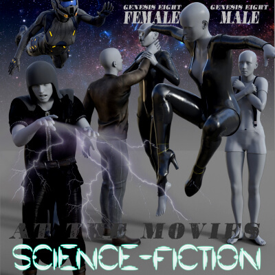 At The Movies Sci-Fi Poses for G8F Full
