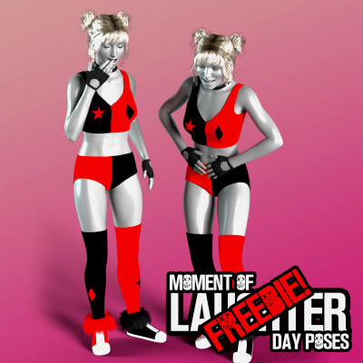 Moment of Laughter Poses for G8F Sample