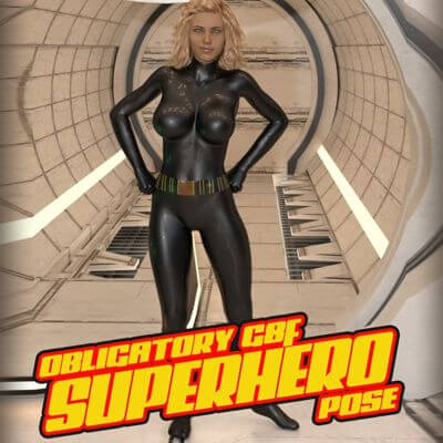 Superhero Pose For G8F