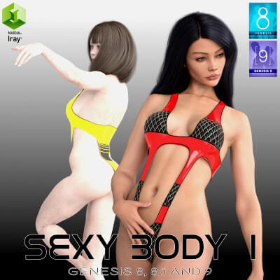 Sexy Body 1 for Genesis 8 8.1 and 9