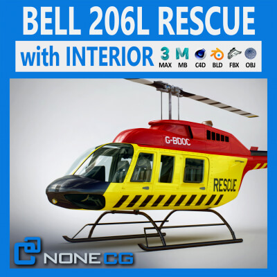 Helicopter Bell 206L &lsquoRescue&rsquo